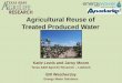 Agricultural Reuse of Treated Produced Water · 1. Evaluate cotton growth and yield response to irrigating with treated produced water blended with groundwater (1:4 ratio). 2. Determine