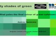Fifty shades of green - Institut ekonomskih nauka _szalav¢  Fifty shades of green What pales the final