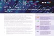 BT Scotland – Manifesto for Communications 2016 · BT Scotland – Manifesto for Communications 2016 Since 2013, in partnership with the Scottish Government, Highland & Islands