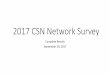 2017 CSN Network Survey - Chesapeake Stormwater Networkchesapeakestormwater.net/wp-content/uploads/dlm... · 2017 CSN Network Survey Complete Results September 29, 2017. ... Funding/Staffing