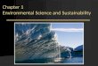 Chapter 1 Environmental Science and Sustainability...Ecology Scientific study of interactions among organisms and their environment Environmental science is interdisciplinary Biology