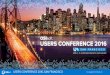 USERS CONFERENCE 2016, SAN FRANCISCOosicdn.blob.core.windows.net/corp/en/media/presentations/... · 2016-05-27 · Title: Best Practices for the OSIsoft UC and Slide Template Author: