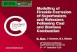 Modelling of Fireside Corrosion of Superheaters and ... · Fireside Corrosion of Superheaters and Reheaters Following Coal and Biomass Combustion 12th ECCRIA Conference ... •Niger