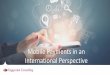 Mobile Payments in an International Perspective · 2016-11-21 · Four key drivers of change in mobile payments Regulations PSD2 Technology Data analytics, NFC, Biometrics, Robotics,