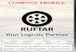 RUFTAR profile new.pdfCOMPANY PROFILE . Who We Are Ruftar is an on-demand vehicle service provider including trucks, vans, trailers, containers, that facilitate movement of your personal