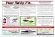Your.Daily.Fix Friday, April 4th 2014€¦ · ...Your.Daily.Fix... See What’s New....Local & Regional Headlines ~ Jokes ~ Crossword Puzzle ~ Horoscope ~ Coming Events ~ Funny Stories