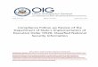 Compliance Follow-up Review of the Department of State’s ... · September 2016 OFFICE OF AUDITS Security and Intelligence Division Compliance Follow-up Review of the Department