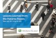 Lessons Learned from the Panama Papers - Aventri · Guest Panelists Jeff Novak, Chief Counsel - Litigation & Compliance, Vice President - Public Policy at AOL Inc. Jeff Novak manages