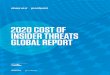 2020 COST OF INSIDER THREATS GLOBAL REPORT · The ﬁrst study was conducted in 2016 and focused exclusively on companies in the United States. Represented in this study are companies