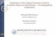 Implication of the Global Financial Crisis for Domestic ... · Implication of the Global Financial Crisis for Domestic Resource Mobilisation - the Bangladesh Experience ... leases
