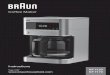 Coffee Maker - Braun · 21. Never open the reservoir cover during the brewing cycle, even if no water is draining from the filter basket, since extremely hot water/coffee can spill