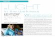feature LIGHT - Eye of the World · a LIGHT. in the darkness. As the world celebrates Mother Teresa’s 100th . birthday, one Billings woman remembers her time with this would-be