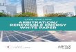 LAKE WHILLANS ARBITRATION/ RENEWABLE ENERGY WHITE PAPER · global investment in clean energy . In contrast, U .S . investment in clean energy continued to decline, totaling $40 .5