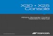 X30 X25 Console - Topcon TotalCaretopconcare.com/...01_Athene_Spreader_OpM_V1_0_web.pdf · X30 • X25 Console Athene Spreader Control Operator’s Manual. AtheneSpreaderController