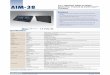 AIM-38 - Advantech · 2018-08-04 · Features AIM-38 Intel® Atom™ processor for Windows 10 IoT & Android 6.0 operating systems 10.1" WUXGA full HD display with scratch-resistant