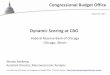 Congressional Budget Office · 2019-12-11 · CONGRESSIONAL BUDGET OFFICE 1 Overview New requirement for dynamic scoring CBO’s approach to analyzing effects of fiscal policy Case