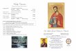 BULL18-30 Jul 29 Bulletin (24 Jul 2018) Bulletins/BULL18-30 Jul 29... · The Holy Martyr Callinicus. The Holy Woman Martyr Theodota 1 Cor. 10:28-11:8, Matt. 16:24-28 Callinicus was