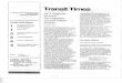 Transit limesactfortransit.org/archives/publications/TransitTimes-V12-1-Feb1998.pdf · Transit limes . J. ACT Supports Focused Development Around Transit Stations . Benjamin Ross