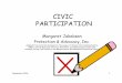 CIVIC PARTICIPATION PowerPoint Presentation by California ......Microsoft PowerPoint - CIVIC PARTICIPATION PowerPoint Presentation by California P & A.ppt Author: bowenh Created Date: