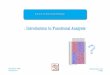 Course on Functional Analysis - CNIObioinfo.cnio.es/.../Functional_Analysis_Course/Intro-and-Babelomics_24_02_2009.pdffunctional analysis Study the enrichment in functional terms in