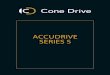ACCUDRIVE SERIES S - Cone DriveGear ratios from 3:1 to 100:1 (Series LE) Universal Mounting with shaft mount and flange mount standard. Backlash as low as eight arcminutes (Series
