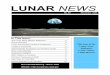 Lunar News November 2003 ver2 - NASA · Terrie Bevill, Website Publication .....281-483-5911 JSC Print Shop.....281-483-6156 ... A year has passed since the last publication of Lunar