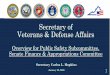 Secretary of Veterans & Defense Affairssfc.virginia.gov/pdf/Public Safety/2020/01292020_No2...Secretary of Veterans & Defense Affairs Overview for Public Safety Subcommittee, Senate