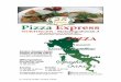 izza Express · izza Express .= NURTINGEN -Steinengrabenstr.3 The World of Pizza & Pasta by Saro Italienische Kuche ! Qualititt die man schmeckt ! lnhaber Rosario Danze Telefon (0