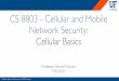 CS 8803 - Cellular and Mobile Network Security: Cellular ... · Pre-History of a Mobile Internet ... • Network tailored for voice - very low bandwidth • Devices previously not