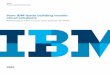 How IBM leads building mobile cloud solutions · IBM Mobile Client Access for Bluemix provides mobile application security and monitoring functionality, enabling both client logging