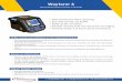 Wayfarer6 Brochure NewDesign - TransMach · Web-based back office reporting Fast data transfer via 3G/4G BSOG up-lift compliant Satellite Tracking with two way driver messaging Versatile