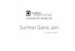 Summer Game Jam - Medienwissenschaft Uni Bayreuth · Game Feel Graphics • Animation: Tweening, Blend • Deformation: Stretch, Rotation • Shader: Color, Chromatic Aberration •