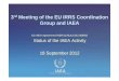 3 Meeting of the EU IRRS Coordination Group and … Documents/OPEN Shared...to GSR Part 1 Requirements (in decreasing order) Eu missions all missions Analysis of References 3nd Meeting