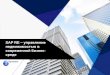 SAP RE –управление€¦ · РОСАТОМ –пример создания специфических планов по управлению имуществом непосредственно