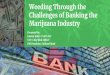 Know your Marijuana Supply Chain - ACAMSfiles.acams.org/pdfs/2018/Lauren-Kohr-Banking-Legalized... · 2018-03-06 · Know your Marijuana Supply Chain You need to be concerned with