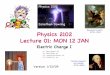 Physics 2102 Jonathan Dowling - jdowling/PHYS21022SP09/lectures/01MON12JAN.pdf • Text: Fundamentals of Physics, Halliday, Resnick, and Walker, 8th edition. We will cover chapters