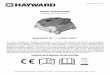 SharkVAC XL / e.VAC PRO - Hayward · Auto-diagnóstico electrónico, protecção contra sobrecarga e modelo de transmissão directa simples com rolamentos não corrosivos proporciona