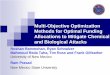 Multi-Objective Optimization Methods for Optimal …...Multi-Objective Optimization Methods for Optimal Funding Allocations to Mitigate Chemical and Biological Attacks Roshan Rammohan,