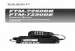 FTM-7250DR/FTM-7250DE Advance Manual - DX EngineeringAdvanced Operation DCS Search When the DCS code being transmitted by another station is not known, you can tune the radio to the