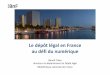 Le dépôt légal en France numérique - National Diet Library · 2018-01-23 · Le dépôt légal en France, une mission partagée. Inscrite dans le Code du patrimoine, l’obligation