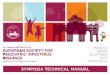SYMPOSIA TECHNICAL MANUAL - Kenes Group 2017...Final Programme Advertising Symposium Invitation Bag Inserts Symposium Signage ... projecting a presentation with the name of the speaker