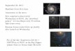 September 26, 2011 Handouts from ﬁrst class Wednesday in … · 2011-08-26 · September 26, 2011 Handouts from ﬁrst class Astronomy in the news: New supernova discovered Wednesday