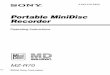 Portable MiniDisc Recorderthe recorder automatically starts and pauses recording in sync with operation on the digital source. • Sampling rate converter — This unit enables you