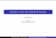 ITEE University of Queenslandtaoyf/course/comp3506/lec/dyn-array.pdf · ITEE University of Queensland COMP3506/7505, Uni of Queensland Dynamic Arrays and Amortized Analysis. As mentioned