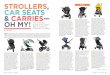 STROLLERS,€¦ · a baby carrier on their registry. But when it comes to gear, there’s an undeniably large selection to evaluate. To help you with these three big gear choices,
