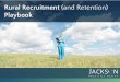Rural Recruitment and Retention Playbook · 3 Projected physician shortfall between 40,800 and 104,900 by 2030. Demographic trends continue to be the primary drivers of increasing