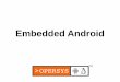 Embedded Android - opersys.com · 20 2. History 2002: Sergey Brin and Larry Page started using Sidekick smartphone Sidekick one of 1st smartphones integrating web, IM, mail, etc