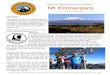 Trek Mt Kilimanjaro · 2020-01-16 · trekking the highest free standing mountain in the world and Africa’s highest peak – Mt ... in the Springlands Hotel 4* for two nights enabling