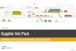 Supplier Info Pack - Smith & Nephew€¦ · PUBLIC Supplier Info Pack Standard Account (previously Light Account) Rev. 07/20/2017