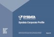 Sysdata Corporate Profile€¦ · Personalizziamo il messaggio, studiamo le interfacce per dare informazioni non dati. Mettiamo al centro gli utenti. Ne studiamo il profilo socio